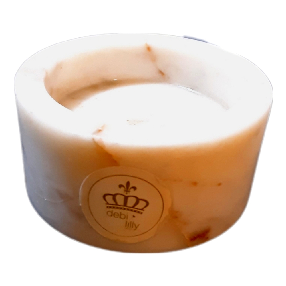 NWT DEBI LILLI HEAVY MARBLE CANDLE HOLDER USE FOR WHATEVER HEAVY